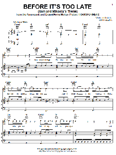 Before It's Too Late (Sam And Mikaela's Theme) von Goo Goo Dolls (Download) 