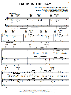 Back In The Day von Christina Aguilera (Download) 