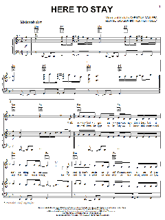 Here To Stay von Christina Aguilera (Download) 