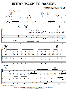 Intro (Back To Basics) von Christina Aguilera (Download) 