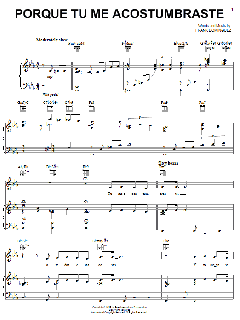 Porque Tu Me Acostumbraste von Andrea Bocelli (Download) 