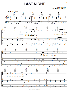 Last Night von Bob Dylan (Download) 