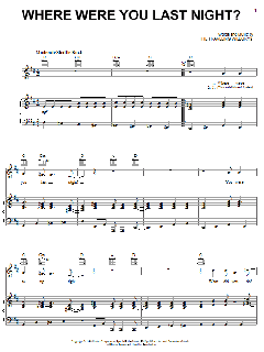 Where Were You Last Night? von Bob Dylan (Download) 