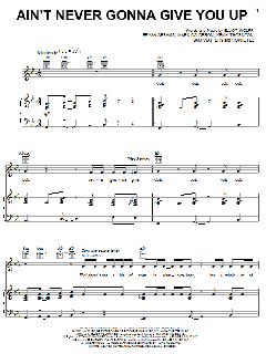 Ain't Never Gonna Give You Up von Paula Abdul (Download) 