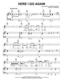 Here I Go Again von Whitesnake (Download) 