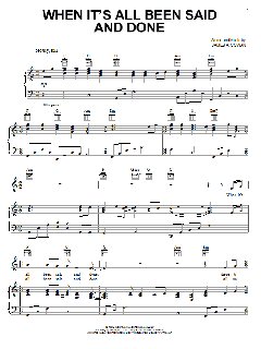 When It's All Been Said And Done von Robin Mark (Download) 