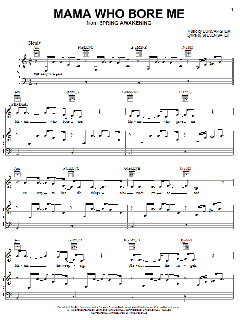 Mama Who Bore Me von Duncan Sheik (Download) 