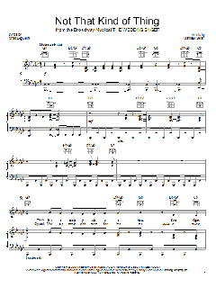 Not That Kind Of Thing von Matthew Sklar (Download) 