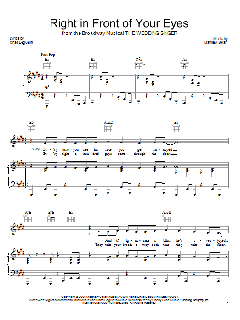 Right In Front Of Your Eyes von Matthew Sklar (Download) 