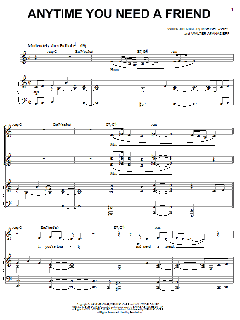 Anytime You Need A Friend von Mariah Carey (Download) 