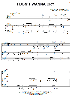 I Don't Wanna Cry von Mariah Carey (Download) 