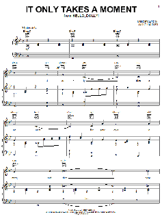 It Only Takes A Moment von Jerry Herman (Download) 