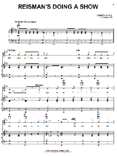 Reisman's Doing A Show von Irving Berlin (Download) 