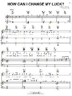 How Can I Change My Luck? von Irving Berlin (Download) 