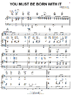 You Must Be Born With It von Irving Berlin (Download) 