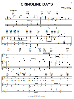 Crinoline Days von Irving Berlin (Download) 