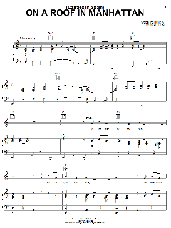 (Castles In Spain) On A Roof In Manhattan von Irving Berlin (Download) 