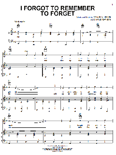 I Forgot To Remember To Forget von Elvis Presley (Download) 