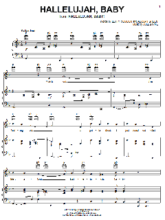 Hallelujah, Baby von Jule Styne (Download) 