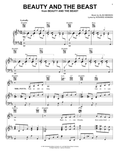 Beauty And The Beast von Alan Menken (Download) 