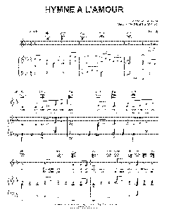 If You Love Me (I Won't Care) (Hymne A L'amour) von Édith Piaf (Download) 