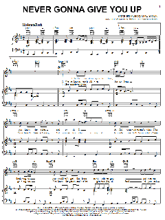 Never Gonna Give You Up von Rick Astley (Download) 