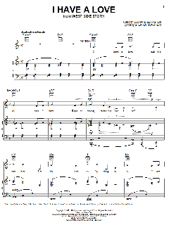 I Have A Love von Stephen Sondheim (Download) 