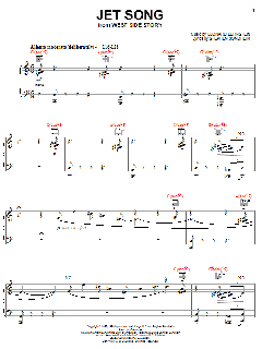 Jet Song von Stephen Sondheim (Download) 