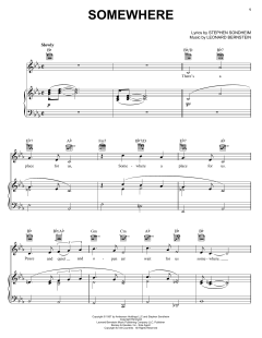 Somewhere von Stephen Sondheim (Download) 