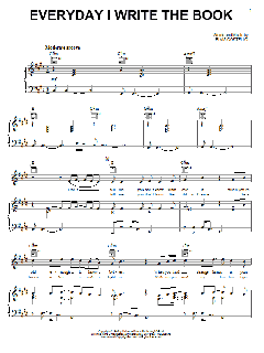 Everyday I Write The Book von Elvis Costello (Download) 