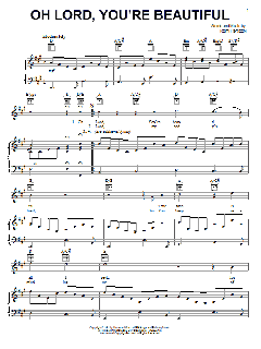 Oh Lord, You're Beautiful von Keith Green (Download) 