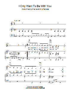 I Only Want To Be With You von Dusty Springfield (Download) 