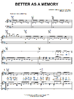 Better As A Memory von Kenny Chesney (Download) 