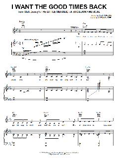 I Want The Good Times Back von Alan Menken (Download) 