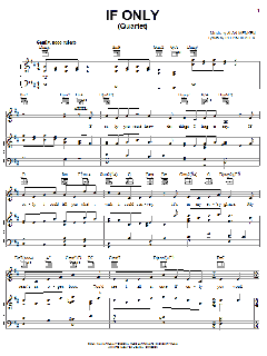 If Only (Quartet) von Alan Menken (Download) 