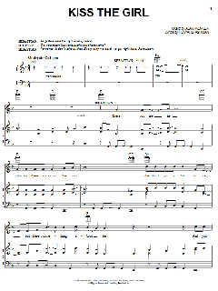 Kiss The Girl von Alan Menken (Download) 