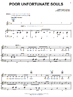 Poor Unfortunate Souls von Alan Menken (Download) 