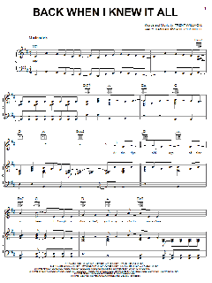 Back When I Knew It All von Montgomery Gentry (Download) 