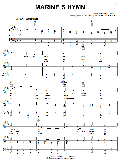 Marine's Hymn von Henry C. Davis (Download) 