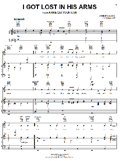 I Got Lost In His Arms von Irving Berlin (Download) 