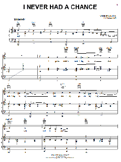 I Never Had A Chance von Irving Berlin (Download) 