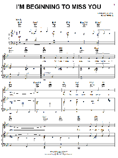 I'm Beginning To Miss You von Irving Berlin (Download) 