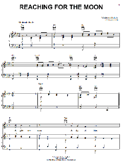 Reaching For The Moon von Irving Berlin (Download) 