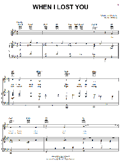 When I Lost You von Irving Berlin (Download) 