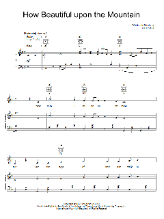 How Beautiful Upon The Mountain von Tom Paxton (Download) 