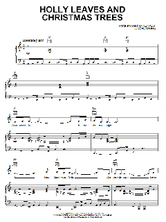 Holly Leaves And Christmas Trees von Elvis Presley (Download) 