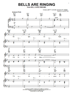 Bells Are Ringing von Jule Styne (Download) 