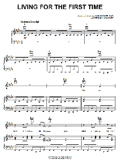 Living For The First Time von Teddy Geiger (Download) 