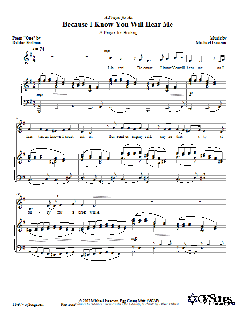 Because I Know You Will Hear Me von Michael Isaacson (Download) 