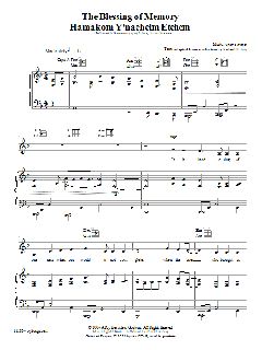 Blessing of Memory von Abby Gostein (Download) 